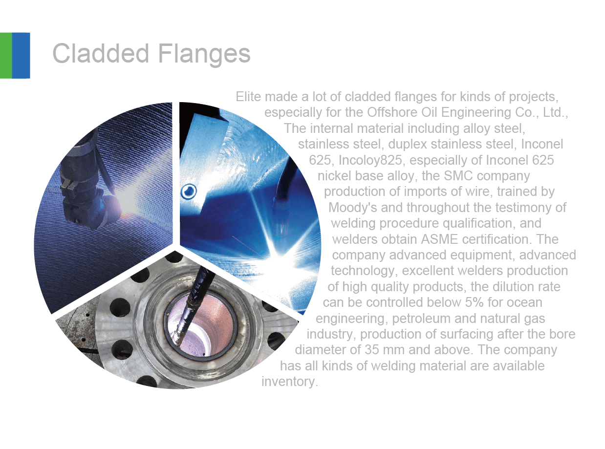 cladded flange