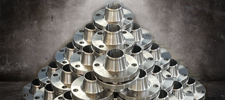 A mountain of flanges