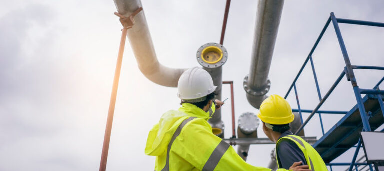 Flange installation process